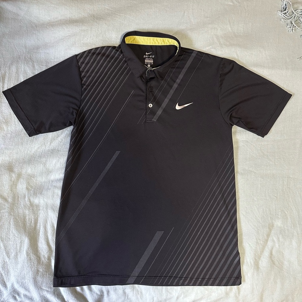 Nike Men's Black Polo Shirt size xxl 2xl